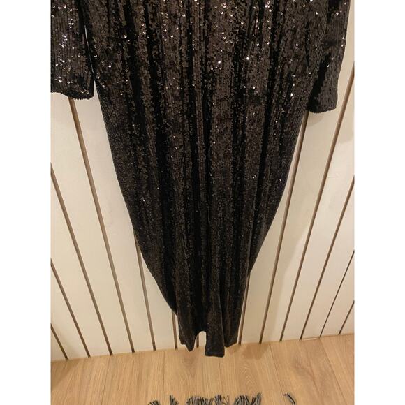 Express Sequin Jumpsuit Size - Picture 3 of 7